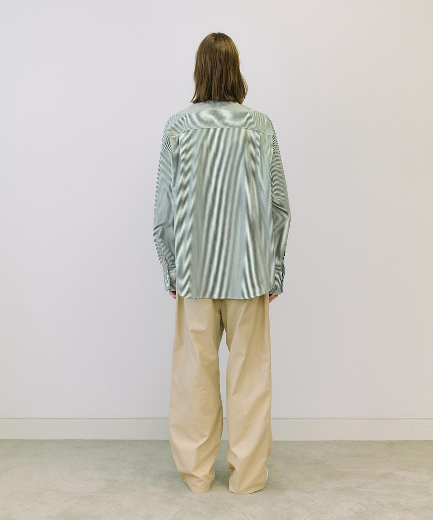 ENDOOR Piano Over Shirt (Green Stripe)