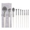 Silver Fox Series Makeup Brush Set, Cangzhou Eyeshadow Brush, Foundation Brush, Blush Brush 12 Wooden Handles, A Complete Set Of Makeup Brushes