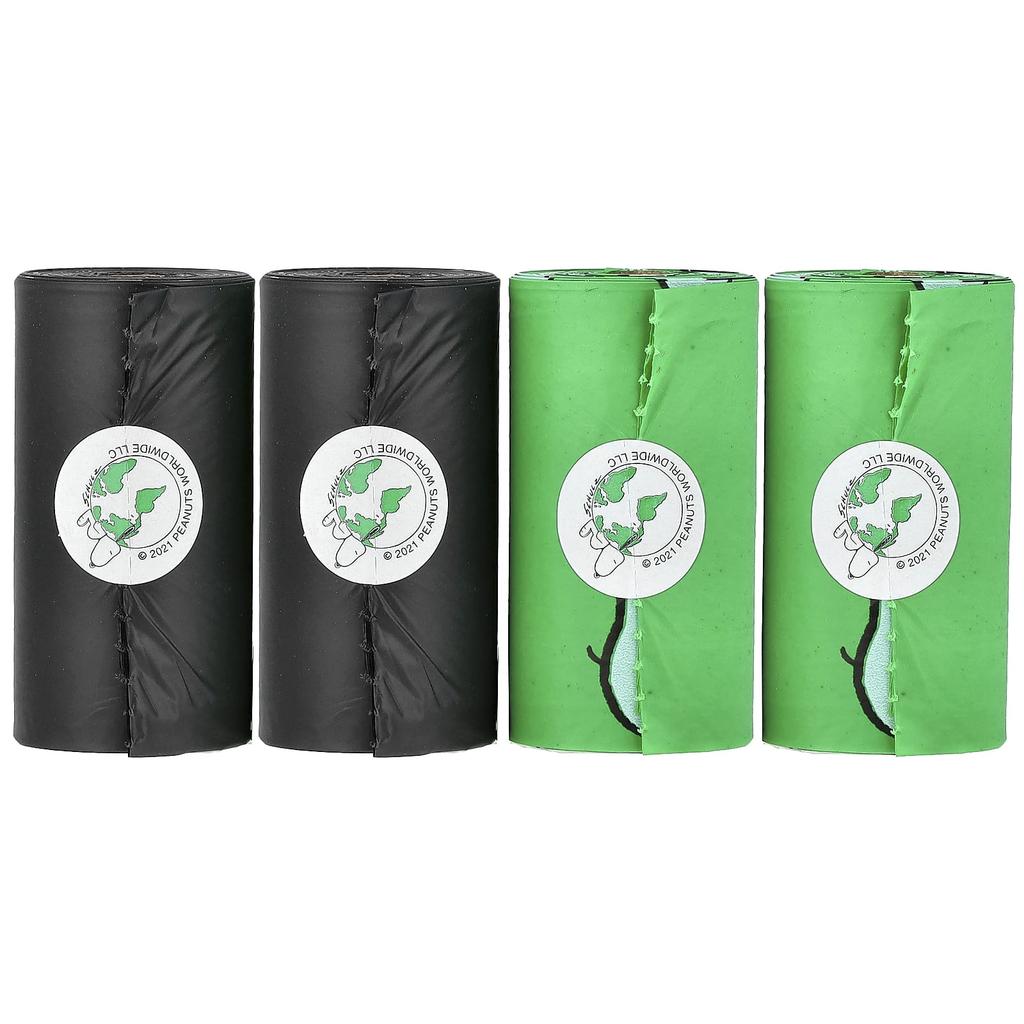 Original Poop Bags, Peanuts®, Unflavored, 4 Rolls, 15 Bags Per Bag