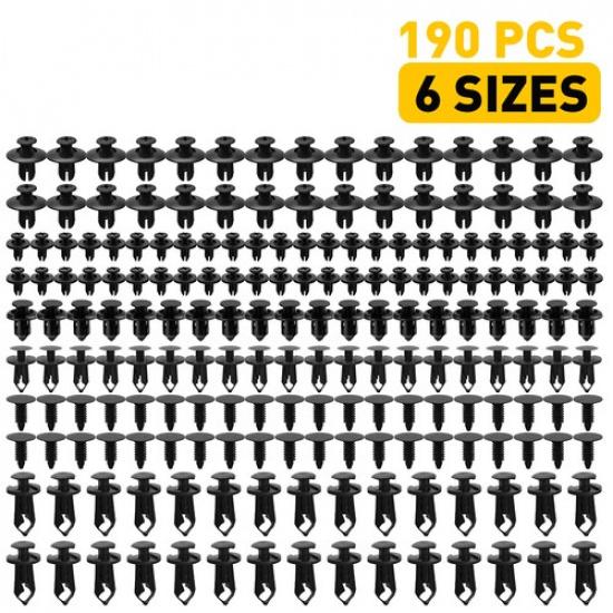 Accessories Clip Trim Car Push Rivet Bumper Panel Door Retainer Fastener Kit