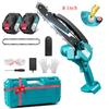 6'' Cordless Rechargeable Handheld Electric Saw Woodworking Garden Pruning Power Tool Portable Mini Chainsaw