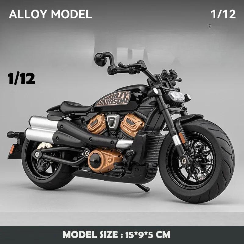 1:12 Sportster S Motorbike Alloy Model Diecast Racing Motorcycle Toy Kids Gift Collection Miniature Voiture