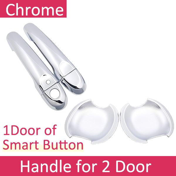 For Nissan JUKE F15 Infiniti Esq 2010~ Chrome Door Handle Cover Car Accessories Stickers Trim Set 2011 2013 2015 2017 2018