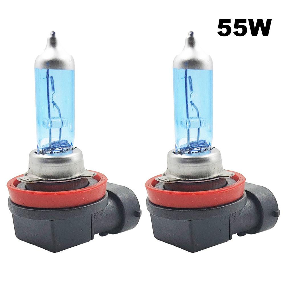 1/2PCS/SET H11 Halogen 55W 100W 12V Replacement Halogen Bulbs Amber Low-Beam Car Headlight Fog Lights Driving Light Bulbs Clear