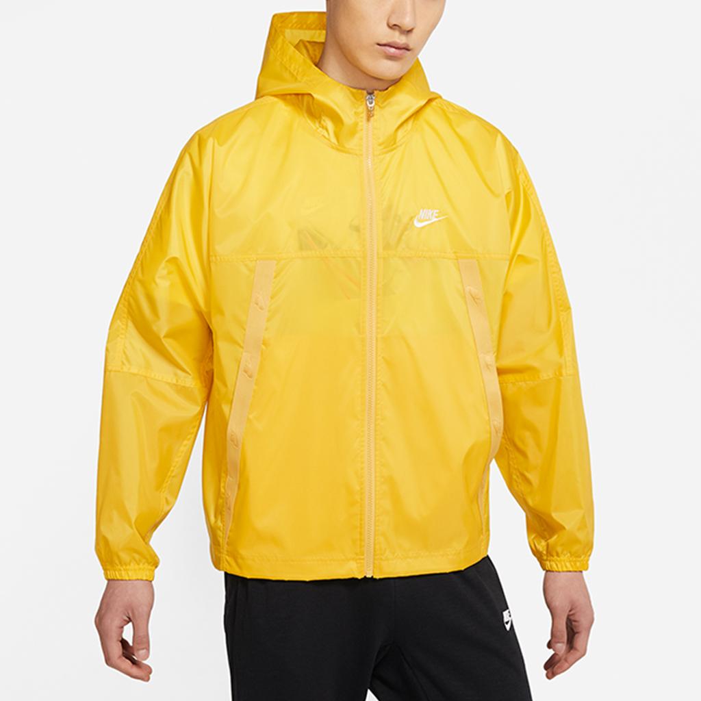 Nike Wvn Jkt Revival Solid Color Sports Casual Jacket Men Outerwear Yellow DC6978-761