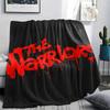1PC The Warriors Print Flannel Blanket, High quality All Seasons, Home Decor, Warmth and Comfort, Perfect for Christmas Gifts