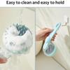 Pet Cat Bath Brush Pet Long Handled Bath Massage Brush For Grooming And Cleaning Fur And Hair
