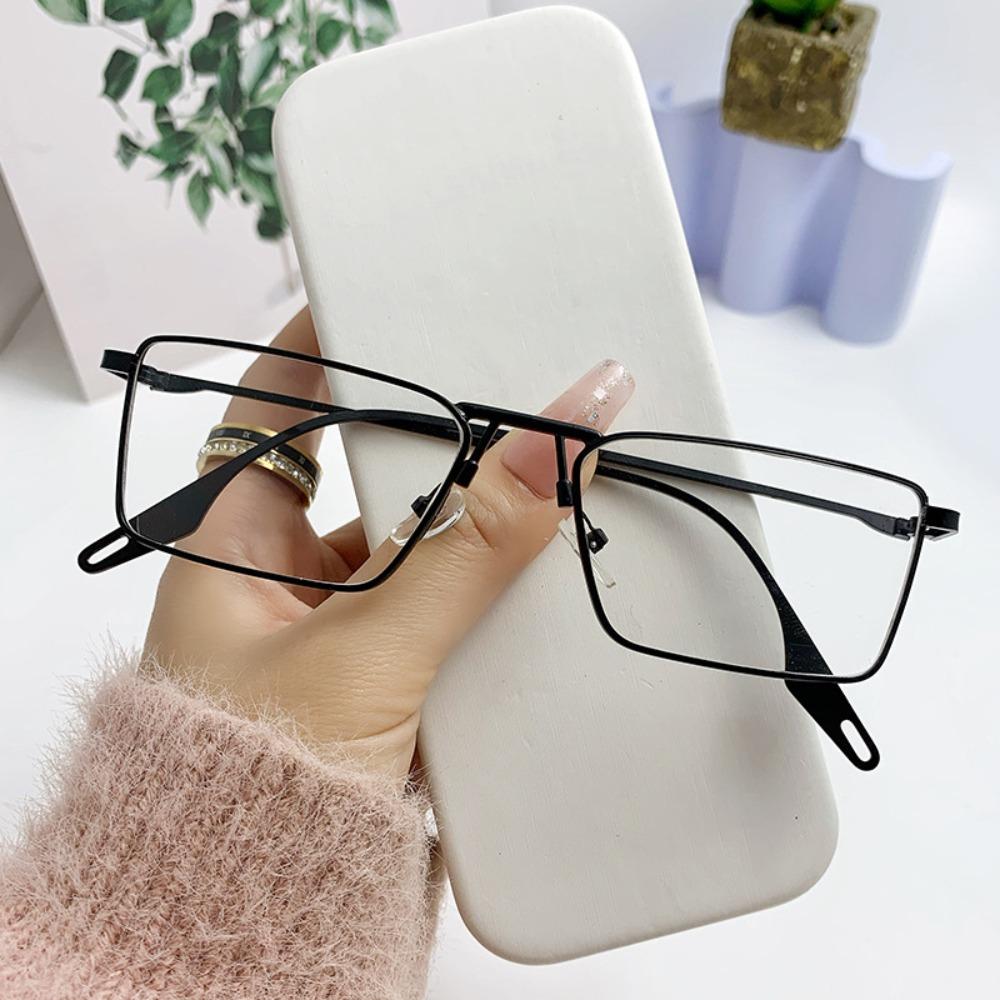 Retro Narrow Rectangular Sunglasses Fashion Korean Small Frame Sun Glasses UV Protection Unisex Eyewear for Women & Men