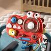Non-Toxic Baby Multi-Functional Dinosaur Steering Wheel Toy Pull String Sensory Montessori Teething Activity Educational Toy For Baby Gift