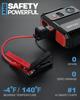 Auto-Starthilfe 24000mAh 150PSI Luftkompressor 8000A Spitzenstrom für 12V Autobatterie mit QC 3.0 & 160W DC Ausgang