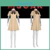 M3gan Nuovo Costume Cosplay per Bambini Ragazze Vestito per Feste di Carnevale