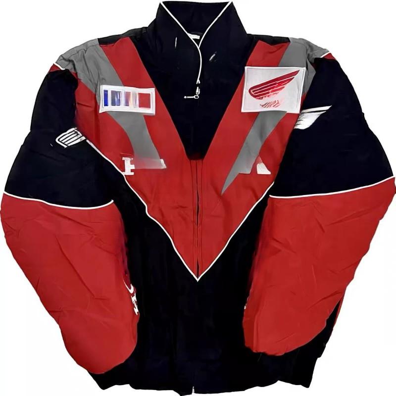 F1 Embroidered Racing Jacket Motorcycle Riding Windbreaker Casual Sportswear