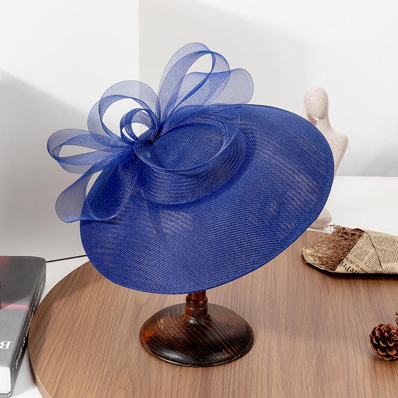 2026 Spring/Summer Wide Brim Retro Bowknot Hat for Women: French Socialite Style