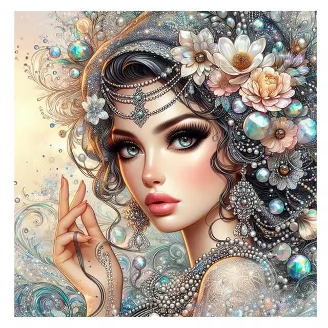 

Красотка Цветы Алмазная вышивка своими руками Новые 2025 Наборы алмазной мозаики для взрослых 5D Алмазное искусство Полная алмазная мозаика Домашний декор Full Round 50x50CM