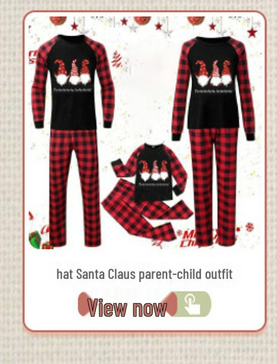 Europe & America Christmas Atmosphere Long Sleeve Pajama Set for Couples