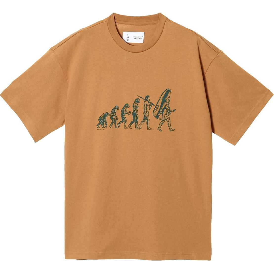 Nike Sneaker Evolution Short-Sleeve Tee Tan Men s FN4255-200 XL