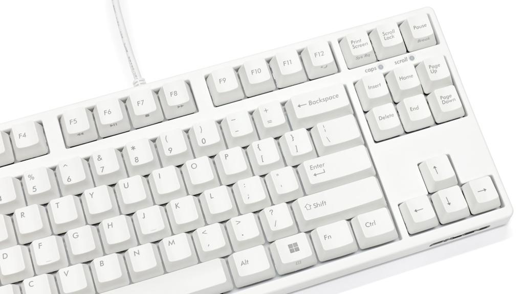 Majestouch 3 HAKUA CHERRY MX2A Brown Switches Tenkeyless Mechanical Keyboard with 87 English Kana Media PBT Full 1000Hz Polling Wired US ASCII Keys,