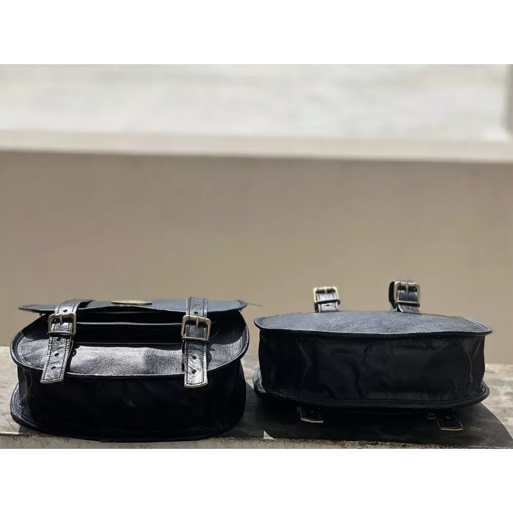 Tasche Motorrad Ziegenleder Satteltasche Packtaschen Zwei Seite Werkzeug Tasche Taschen