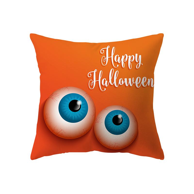 Pumpkin Halloween Theme Pillow Cover Sofa Cushion  Holiday Gift Party Decoration Home Decor