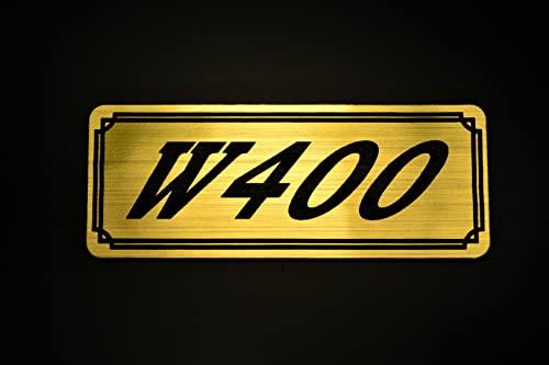 

QE-81-1 W400 Exterior Tank Custom Parts Gold and Black Original Sticker