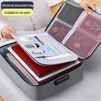 Sac étanche et verrouillable pour documents et pièces d'identité: Étui de voyage portable, multifonctionnel et anti-démagnétisation