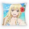 FAIRY TAIL Lucy Pillow Case Sofa Living Room Bedroom Headboard Backrest Cushion Square Cushion Nap Time