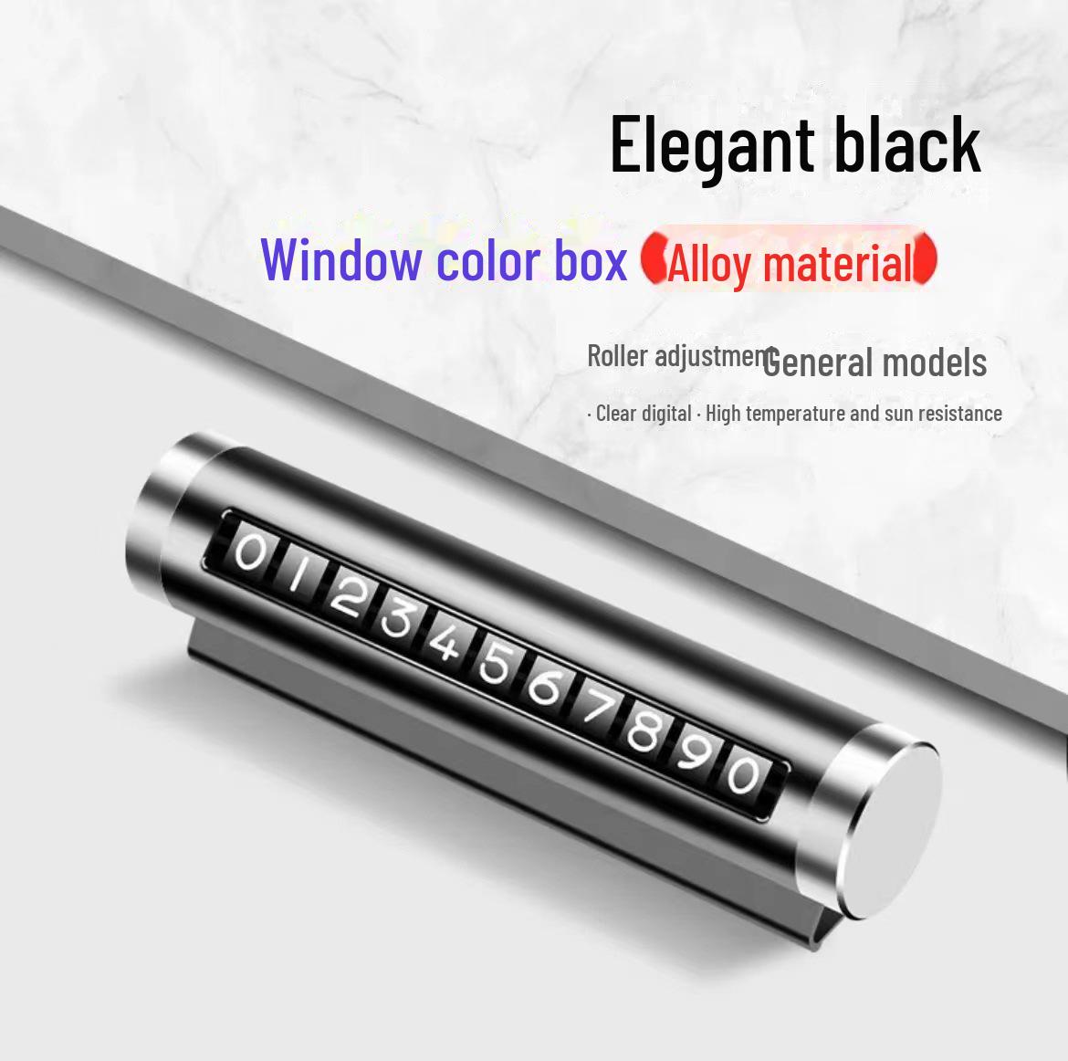 

Временный парковочный знак роликового типа для движущегося автомобиля и номера телефона с металлическим логотипом автомобиля - хит продаж!