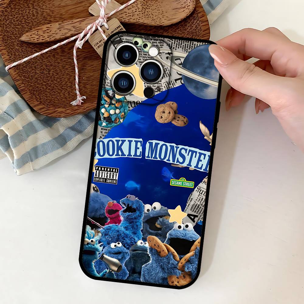 Cookies Monster Phone Case For IPhone 17/16/15/13/14 Pro Max/ 11Plus/X/Xr/Xs Max/12mini