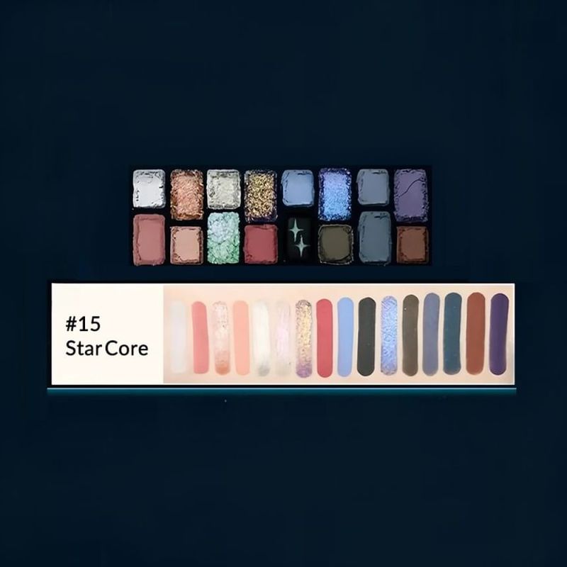 Cheeryep - 16barevná paleta očních stínů - Starcore #15 Starcore