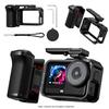 Handle Holder Expansion Mount with Shutter Button Quick Release Cold Shoe Camera Grip Holder for DJI OSMO Action 6