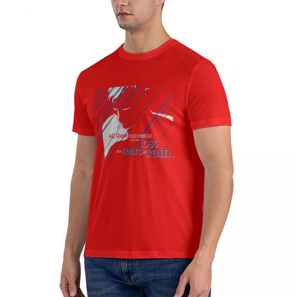 T-shirt Blades Runner 2049 Like Tears In Rain Print Men Tee Shirts Top Y2k Harajuku Tee Tops Street Fashion