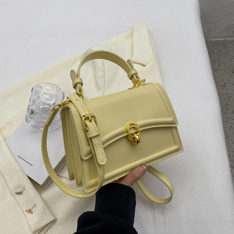 French niche fashion foreign style portable small square bag Internet celebrity 2025 new spring women shoulder crossbody armpit bag