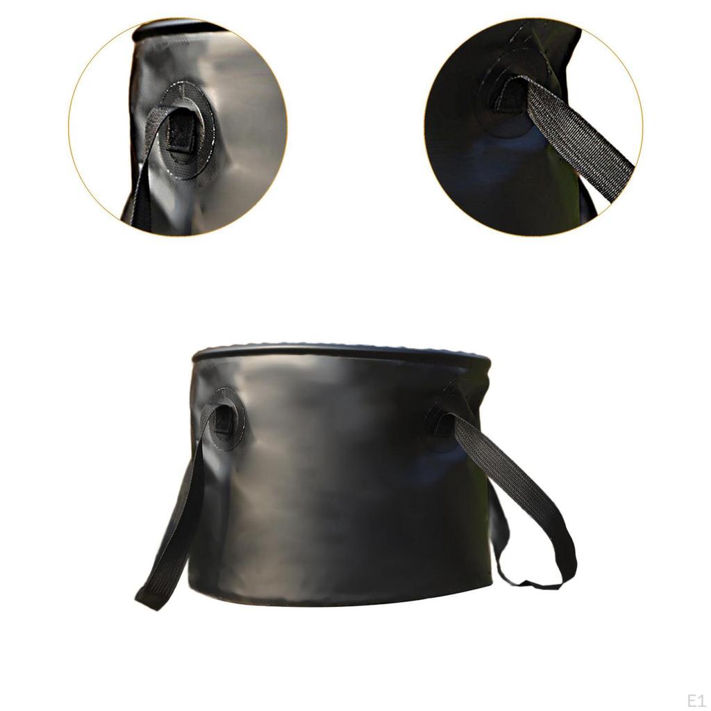 Collapsible Bucket Car Wash Basin Portable Multipurpose Container Basket for Kitchen Fishing Indoor