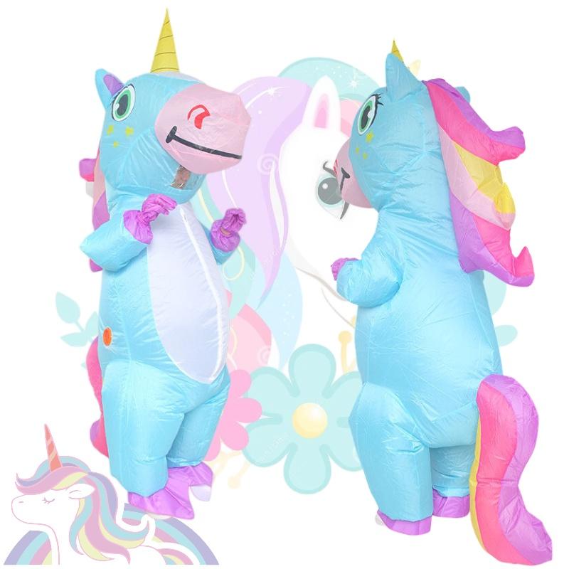 Inflatable Costume Unicorn Adult Halloween Party Cosplay Props Festival Dress