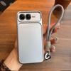 Luxury Big Window Phone Case with Lanyard for infinix SMART 10 Plus Premium Textured Casing