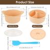 42oz Microwave Silicone Steamer 3 Compartment Microwave Pot with Handle and Lid Reusable Microwave Vegetable Steamer for Kitchen