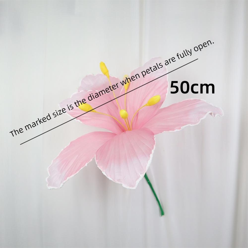 50cm Storlek Osmanthus Skumblomma Skummaterial Sammetstextur Konstgjorda Blommor Storskalig Simuleringsdesign Bröllopsdekoration