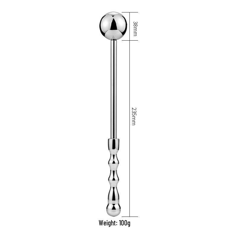 Metal Anal Dilator & Dual-Use Butt Plug for Expansion Training