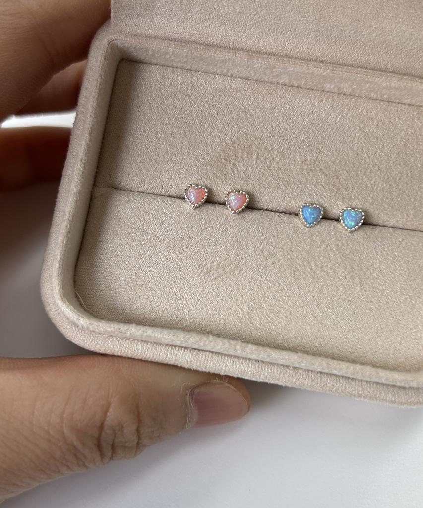 Baradu [Baradu 925] Opal Miniheart Piercing (Single)
