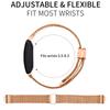 Milanese Watch Band for Fitbit Inspire HR/Inspire 2/Inspire Herringbone Stainless Steel Strap