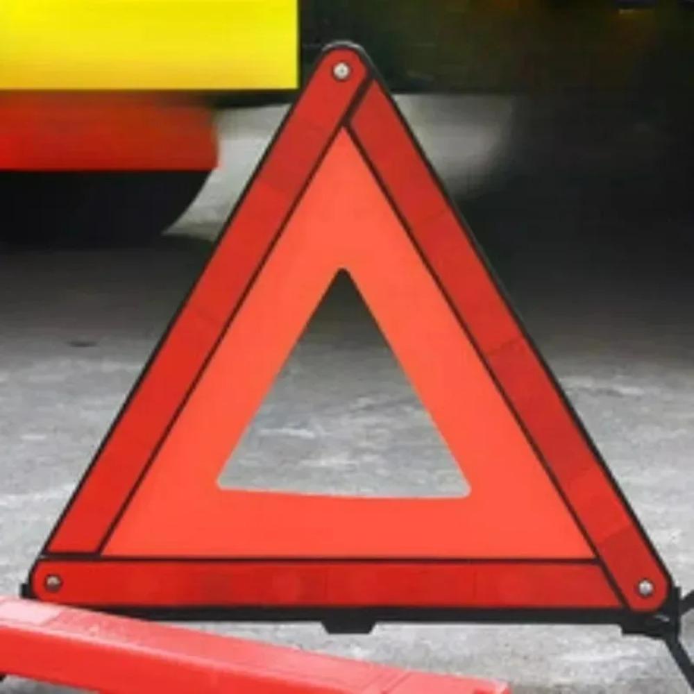 Car Reflective Tripod Emergency Malfunction Warning Reflective Sticker Safety Hazard Foldable Parking Sign Car Accessories