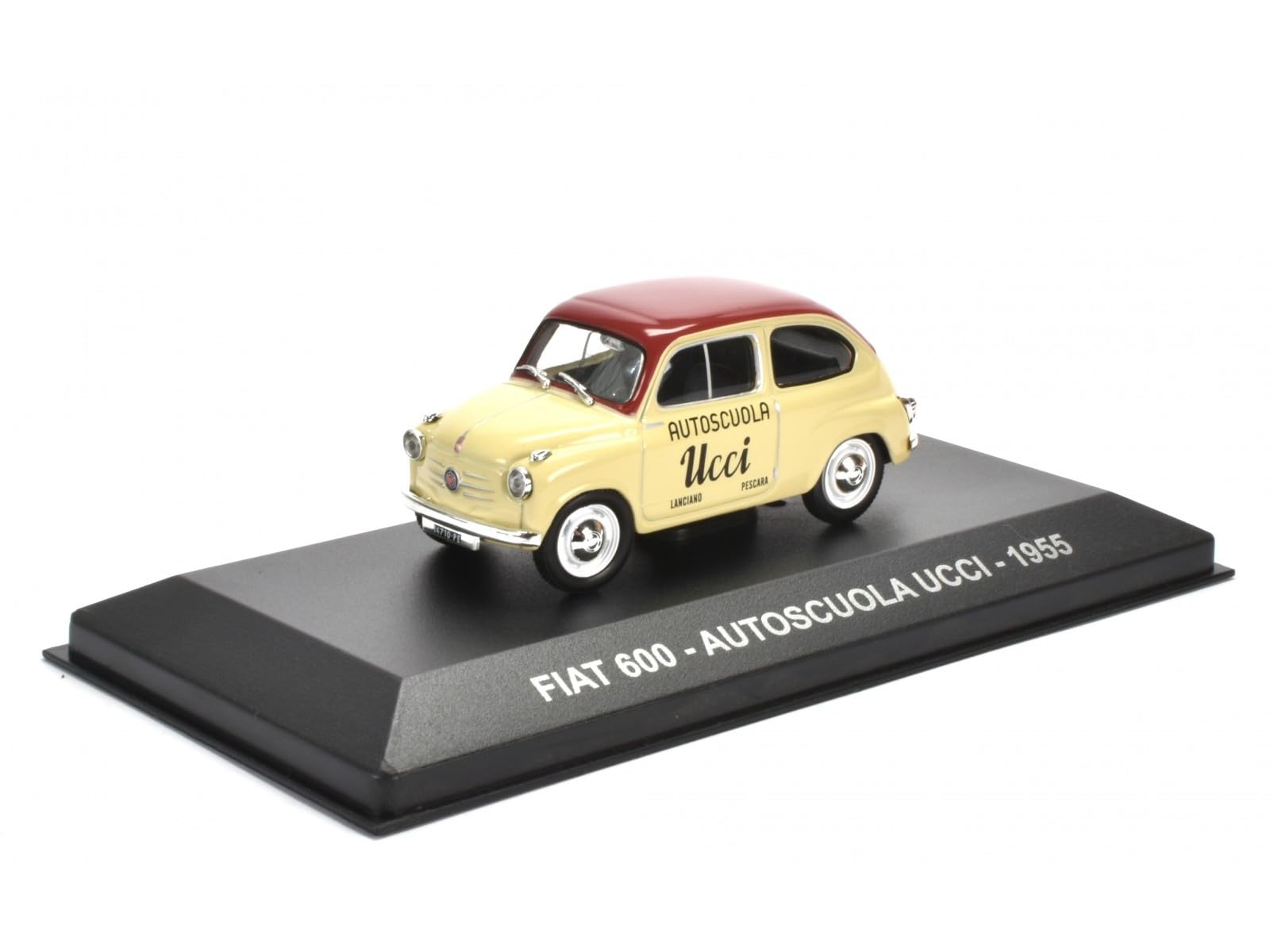 

Fiat 600 Автошкола Уччи 1955 Микрокар Атлас 1/43 бежевый