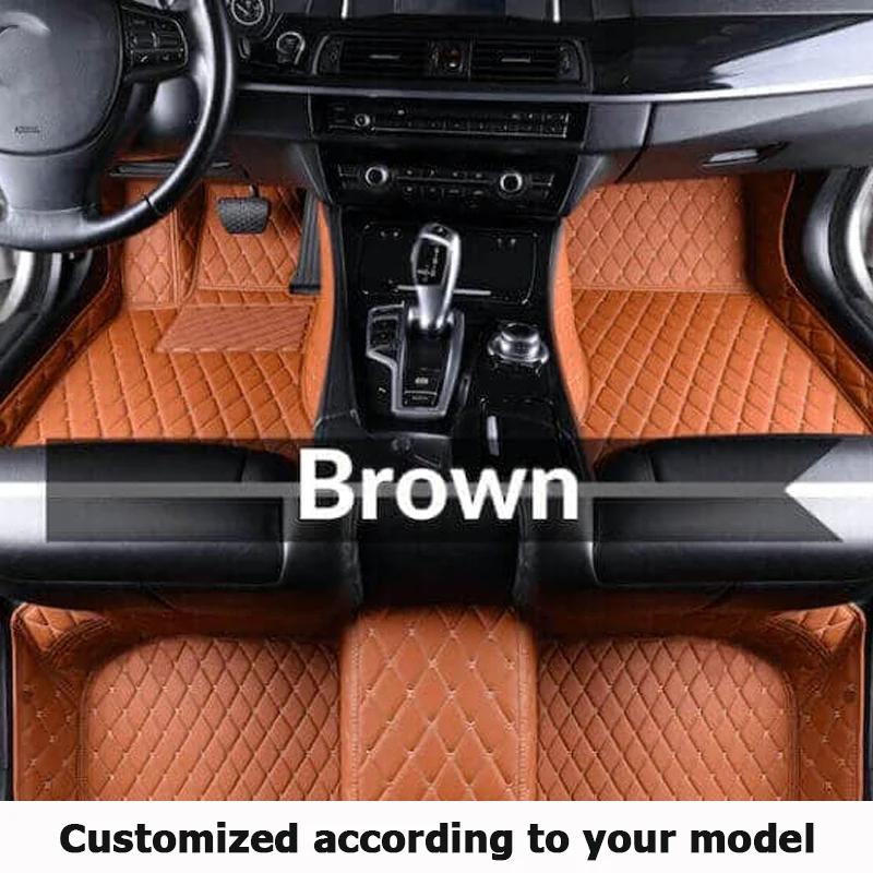 

For Dacia Jogger RJI 2021 2022 2023 Car Floor Mats Leather Mat Covers Floors Tapete De Carro Car Accessories Interior Tapestry Left steering wheel