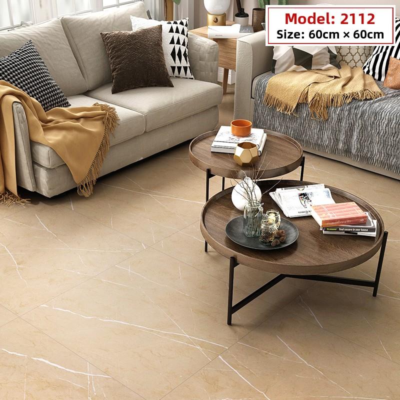 

Thickened Marble Floor Mat Self Adhesive Waterproof Kitchen Living Room Bedroom Tile Floor Sticker Wear Resistant PVC Board