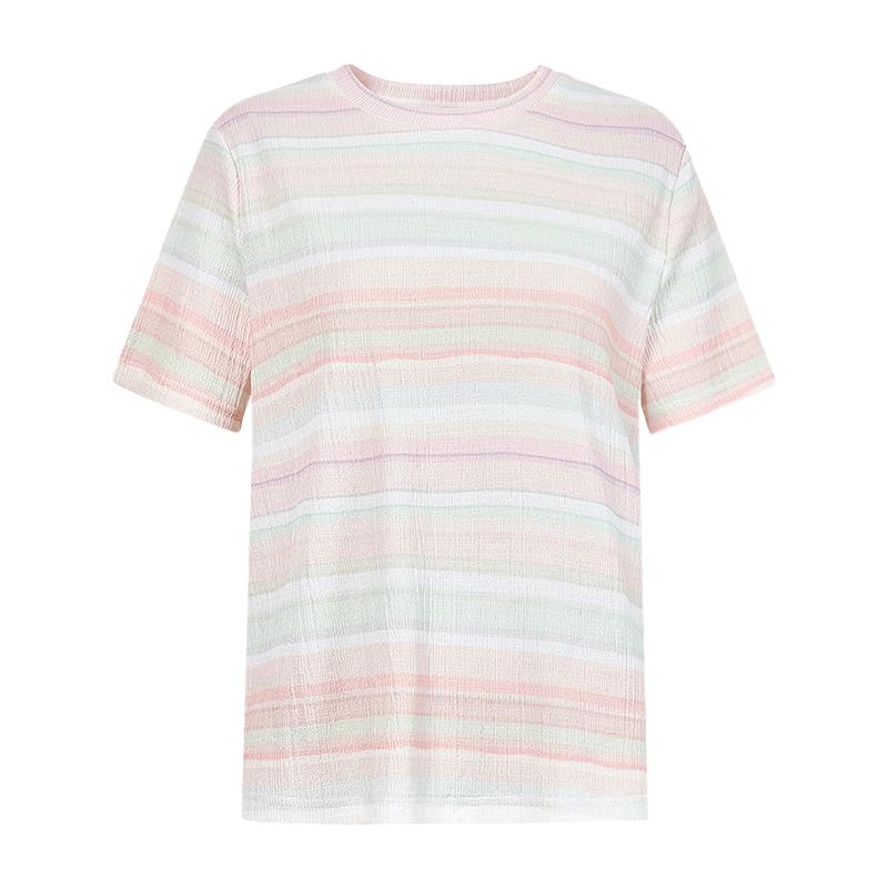 

Women s Gradient Striped T-Shirt M