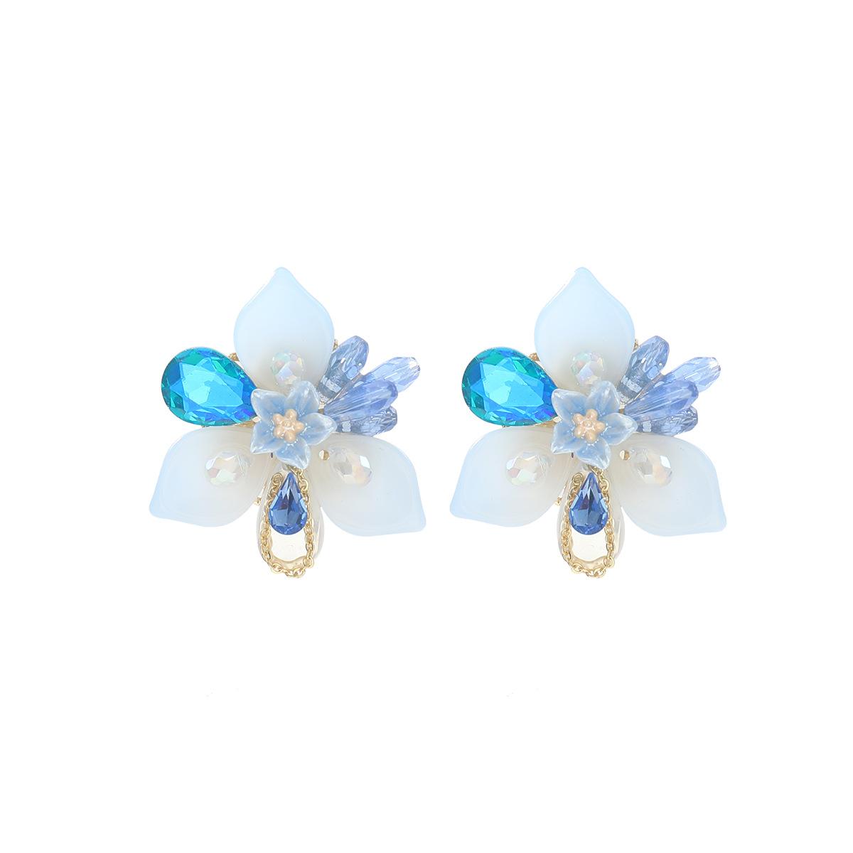 

Модные серьги-подвески для женщин синий