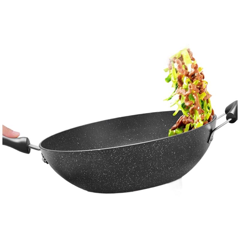 Supor 30cm Maifan Stone Non-stick Wok