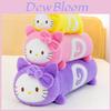 Swiss Roll Kt Cat Plush Pillow With Pp Cotton Filling For Kids And Adults