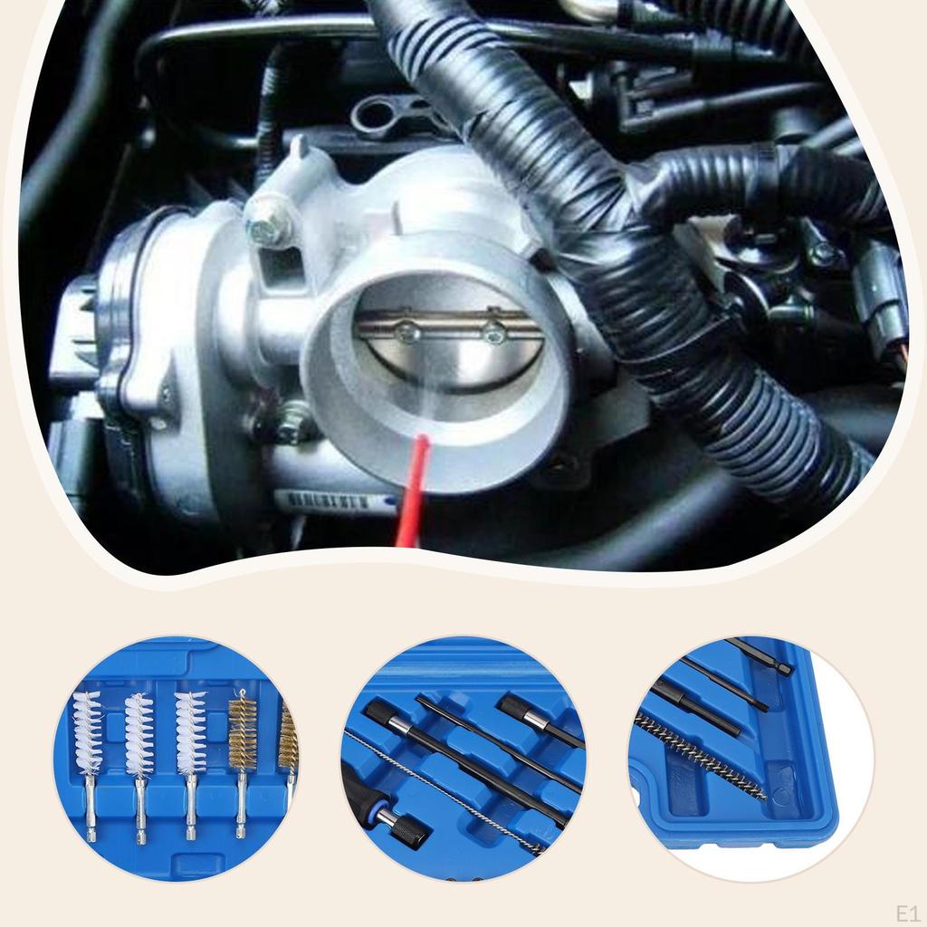 Injectors Seat Cleaning Set Sturdy High Performance Portable Wear Resistant Blue Box Accessory for