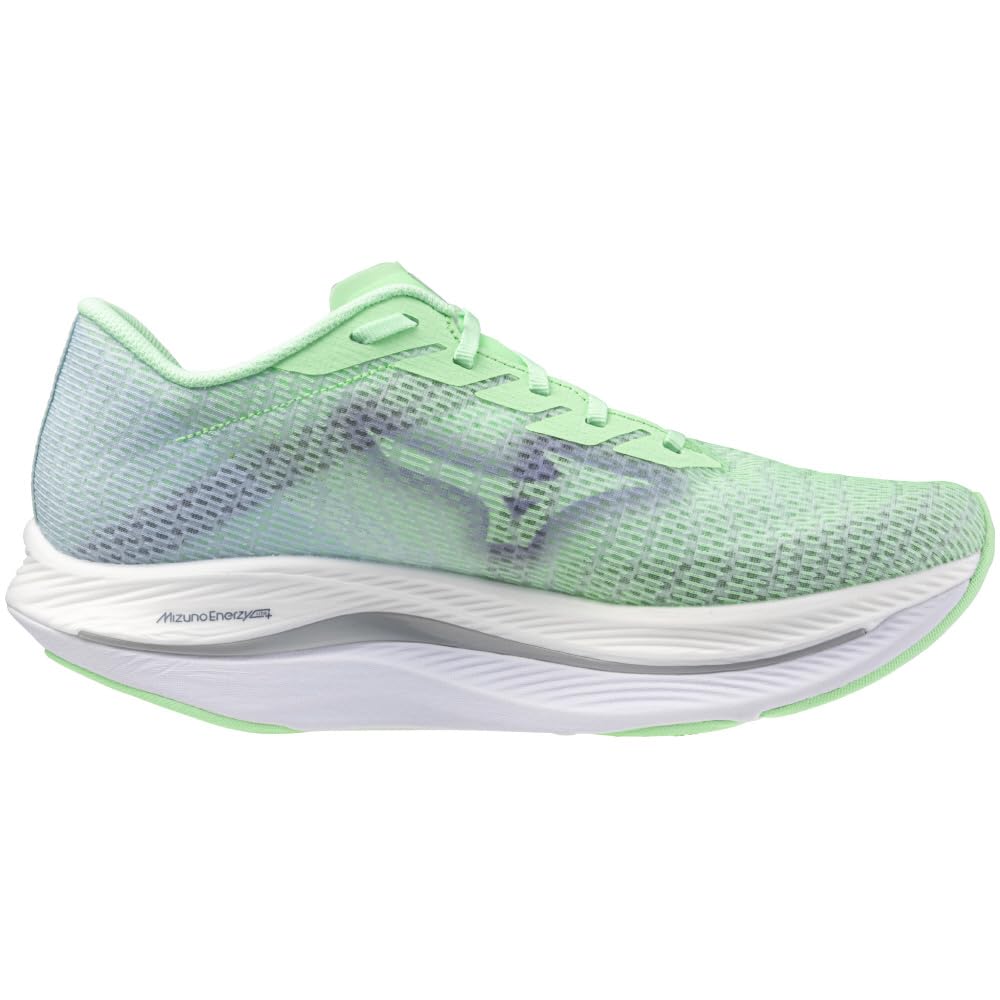 Mizuno Wave Rebellion Flash 2 Laufschuh Minzgrün x Dunkel Größe Dick Ideal für und Sportschuhe, Herren, Marineblau, 27,0 cm, 2E, Leicht, Reaktionsfreudig,